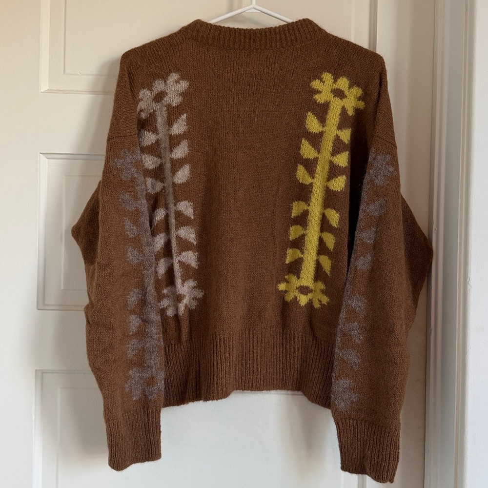 Degen Flower Power Sweater, S/M -NEW - Picture 6 of 8